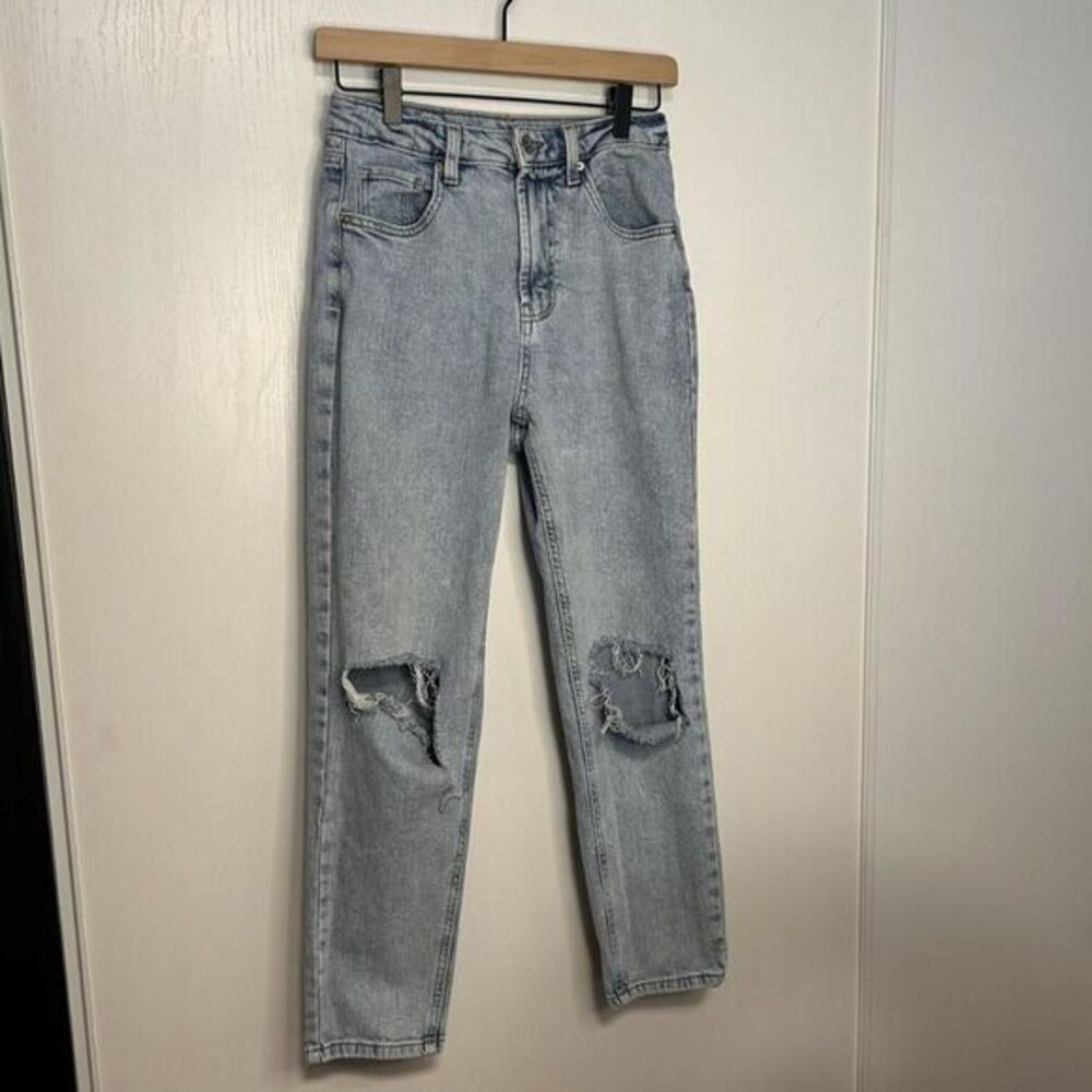 Wild Fable Womens Straight Leg Ripped Jeans | High Rise | Size 4 | A13